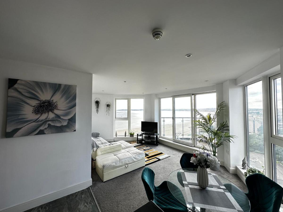 Stunning Ocean & City View Apt Swansea Buitenkant foto
